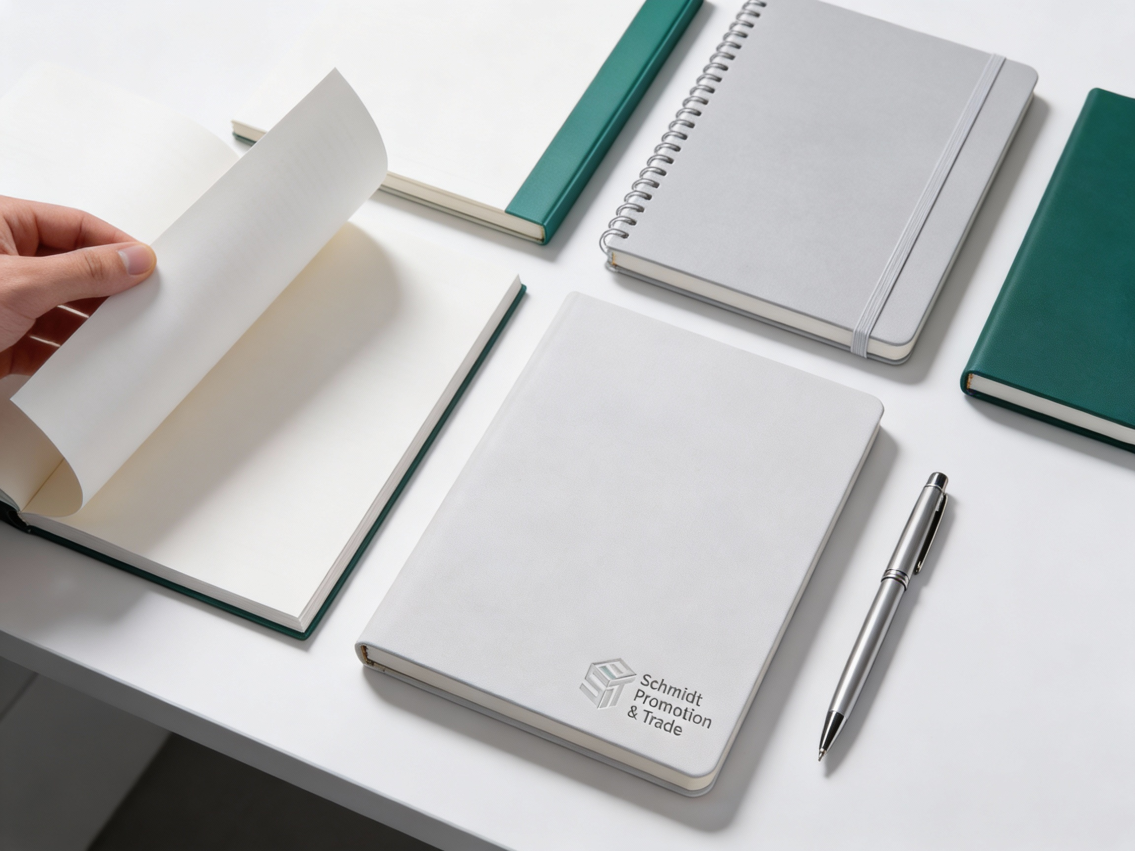 Notizbücher und Büroartikel mit individuellem Branding