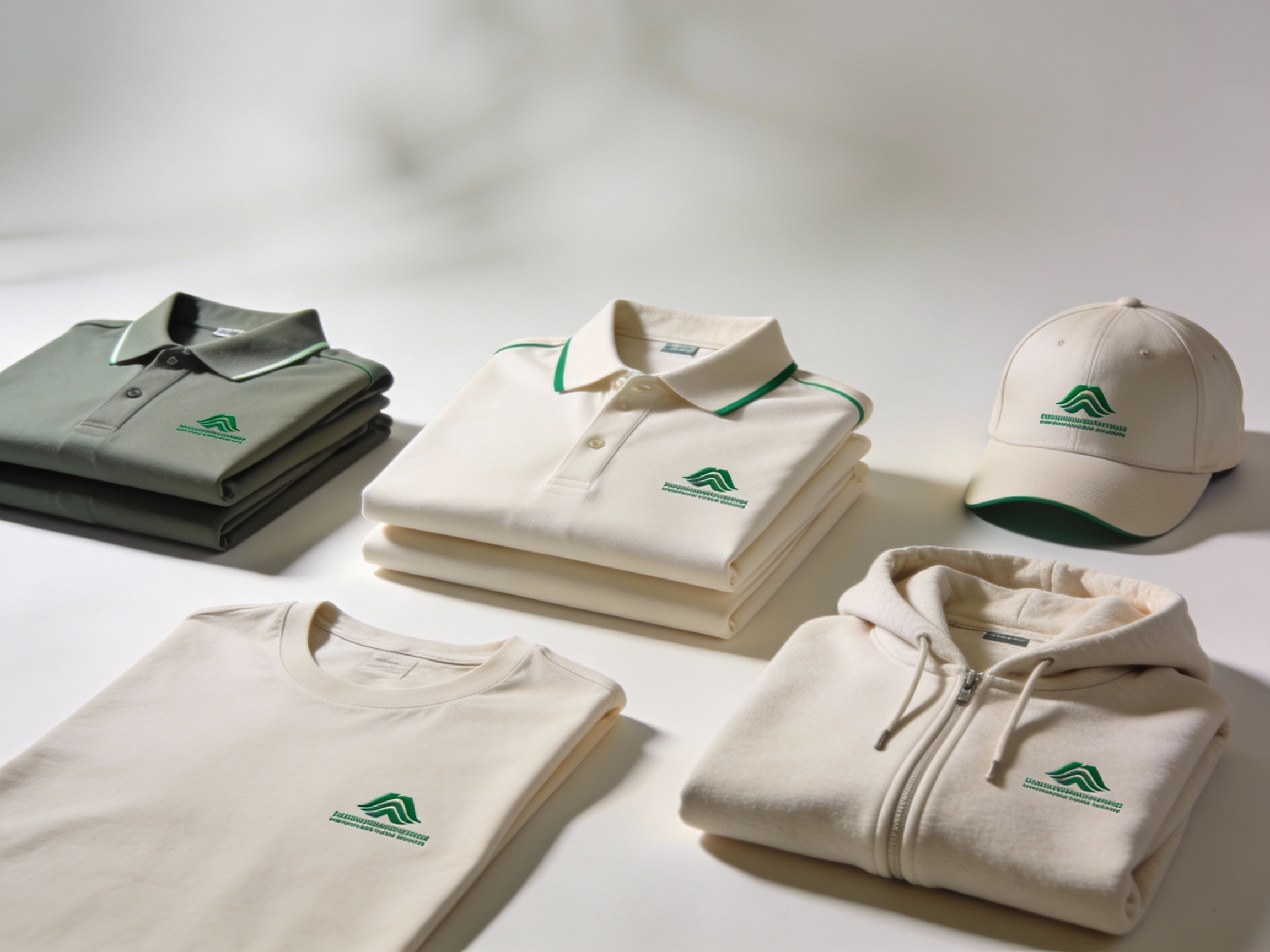 Textilien mit Logo - T-Shirts, Hoodies, Caps